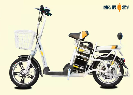 Bici eléctrica con la cesta, bici eléctrica del ciclomotor de la vespa para los adultos